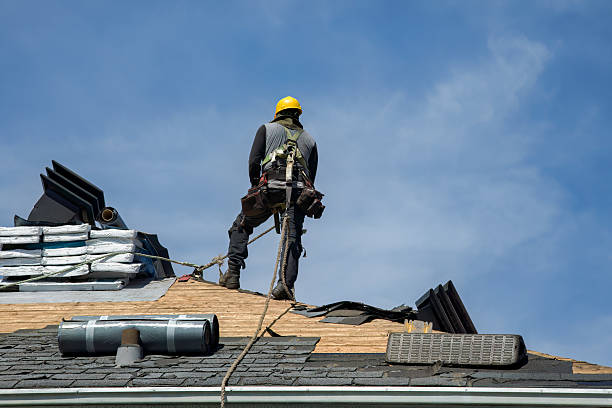 Professional Roofing technician working in Port Washington, NY